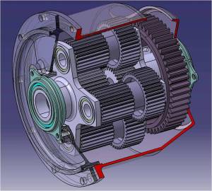 Train épicycloidal du "type 4"